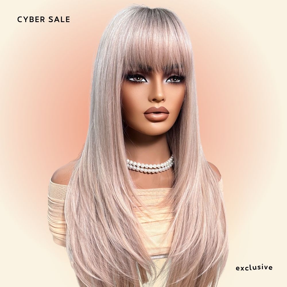 Long pastel wigs clearance