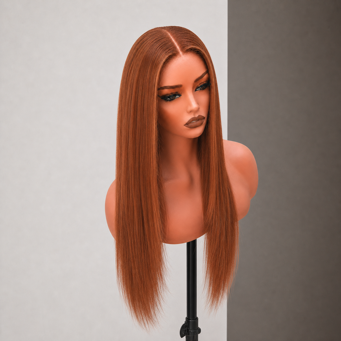 ERIKA 26 INCH - Ginger - Human Hair Wig