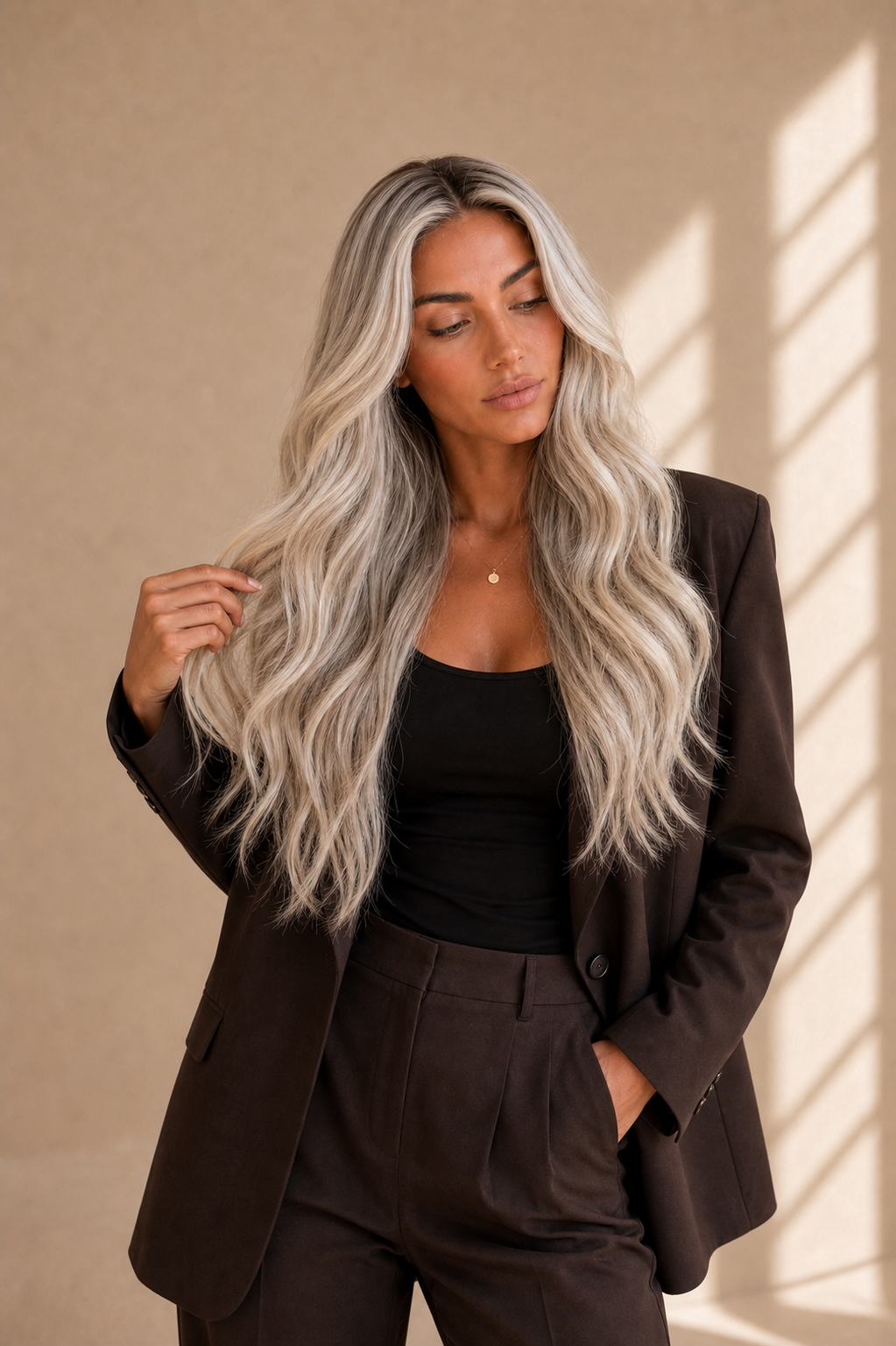 FIFI 26 INCH - Blonde - Human Hair Wig