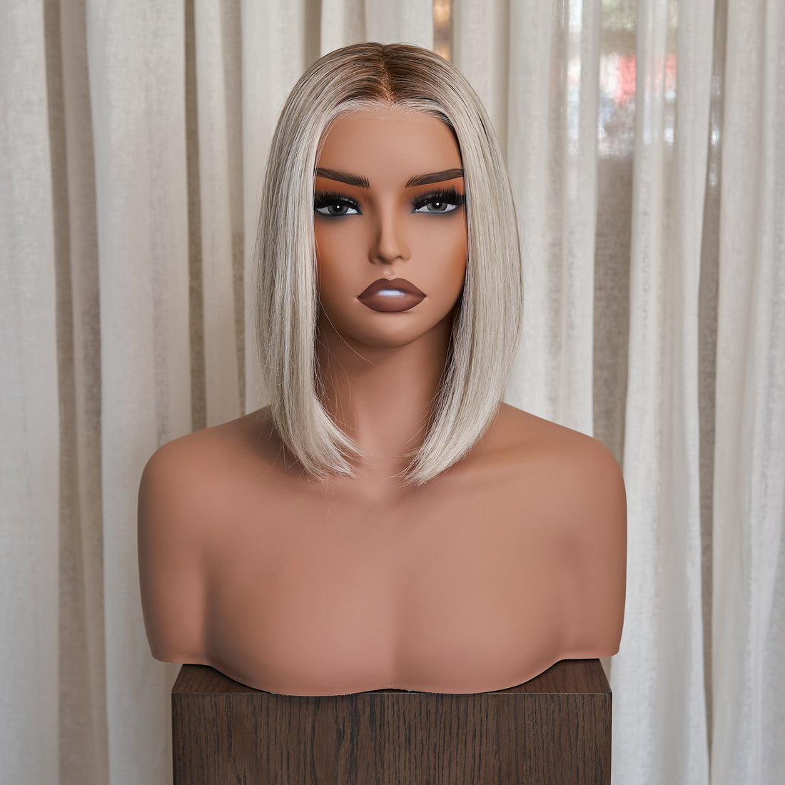 Genesis Hand Tied™ 10" Bob - Soft Linen Blonde
