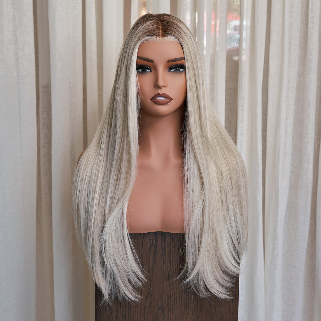Genesis Hand Tied™ 22" Wig - Soft Linen Blonde