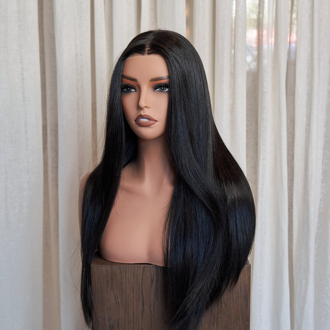 Genesis Hand Tied™ 22" Wig - Midnight