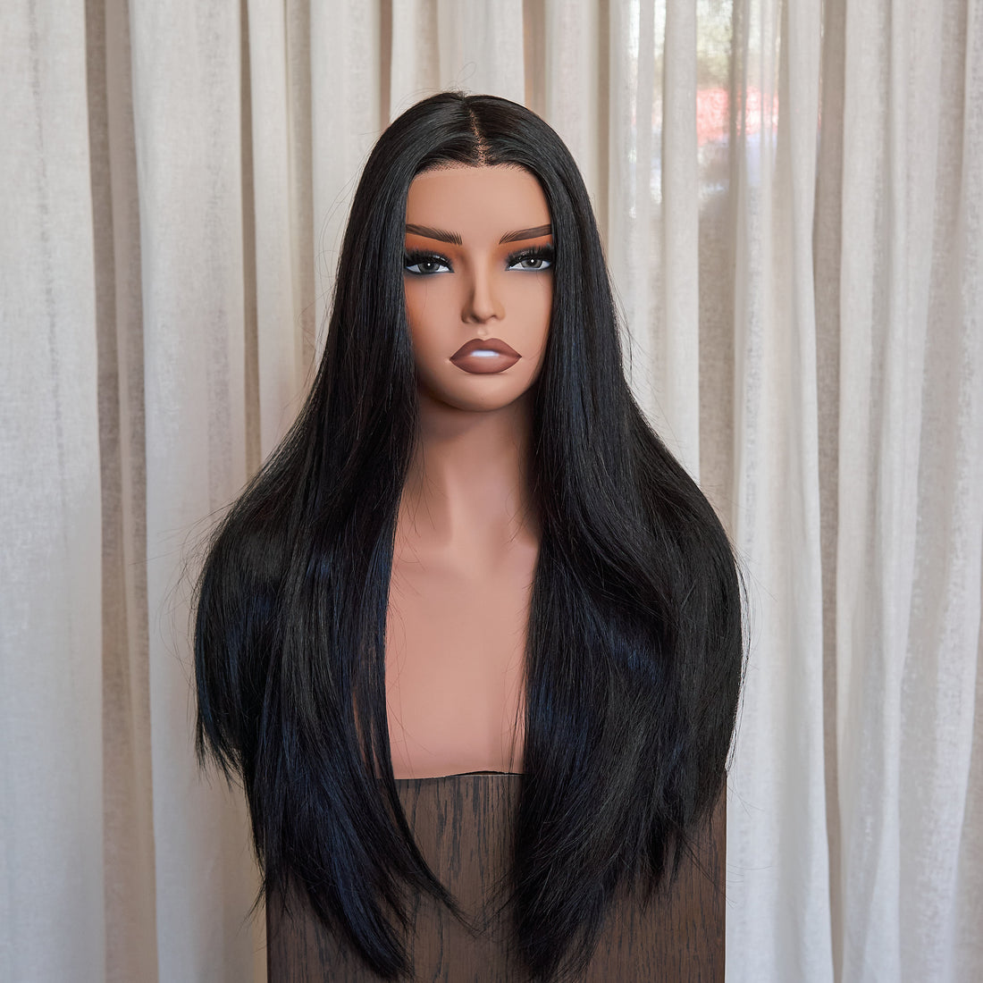 Genesis Hand Tied™ 22" Wig - Midnight