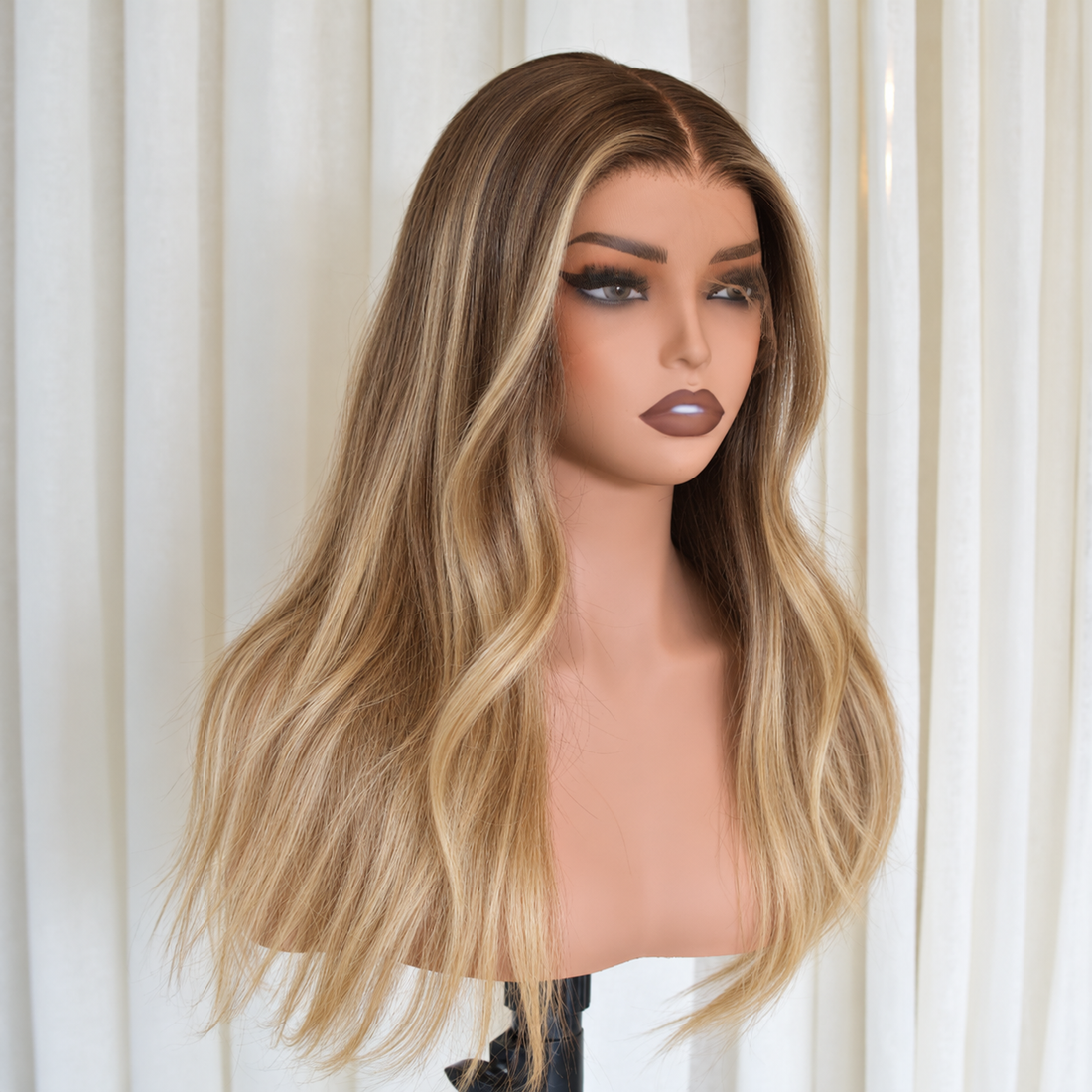 LIMITED EDITION - 18 Inch Lived-In Blonde Ombre - Human Hair Wig