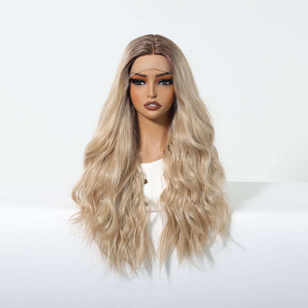 Honey Blonde Wavy 13x6 Lace Front Wig - MARKETPLACE