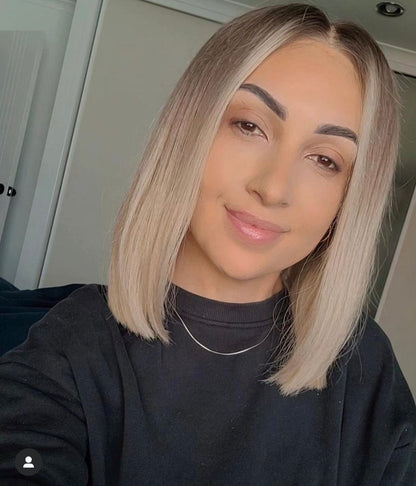 CUSTOM COLOUR full lace human hair lace front wig | Milk &amp; Honey Wigs