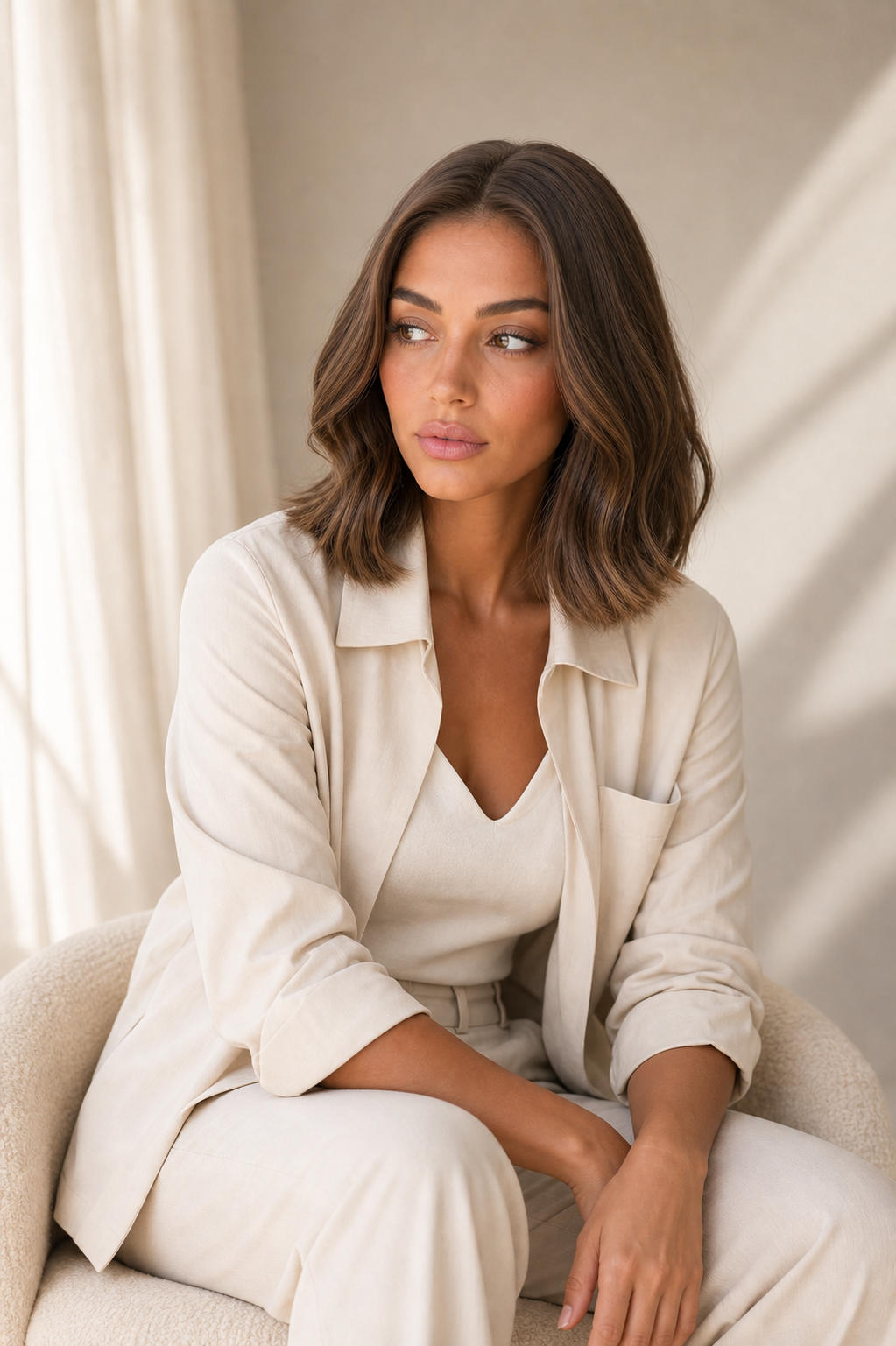 LISA 10 INCH BOB - Brown Ombre - Human Hair Wig