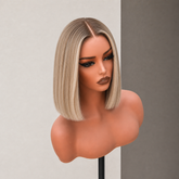 LOLA lived in blonde human hair lace front bob wig | Milk & Honey Wigs