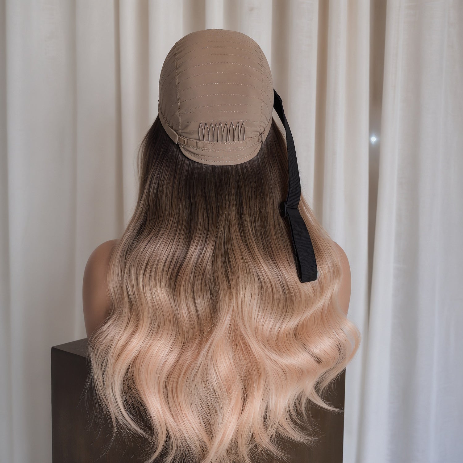 ALINA 18 INCH - Ombre Brown - Human Hair Wig