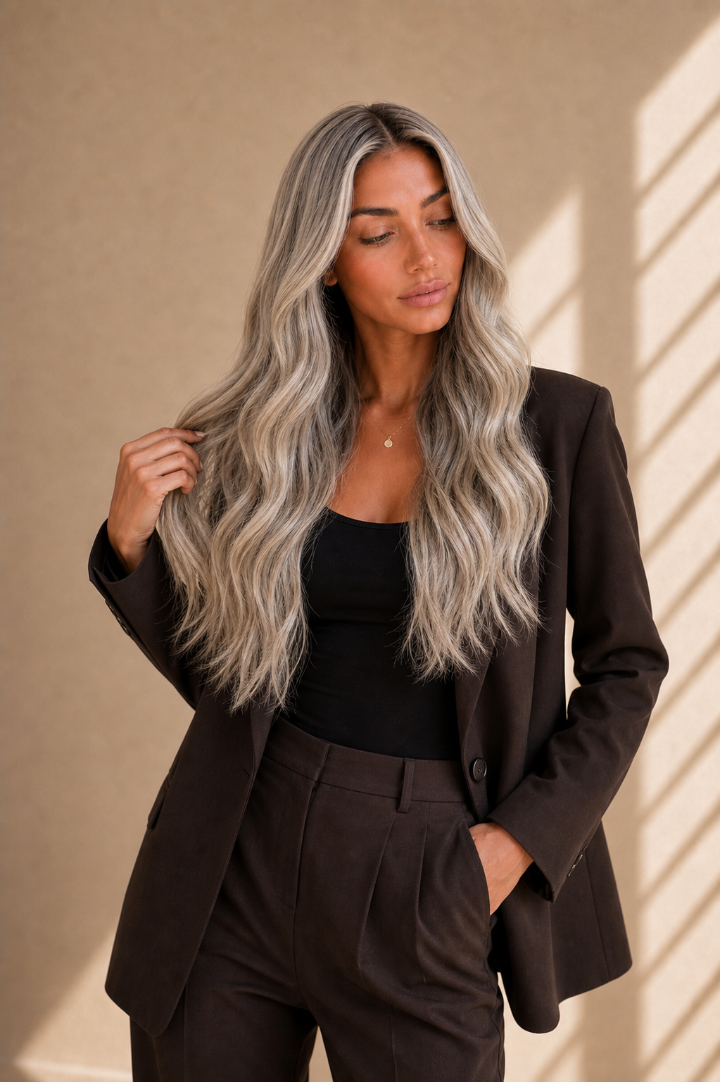 MARY 22 INCH - Lived In Blonde - Human Hair Wig