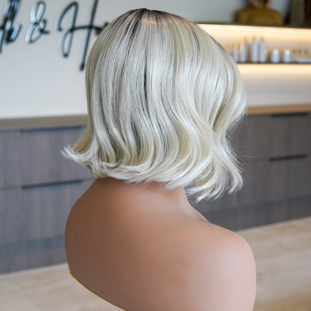 BRIELLA Silk Mono Top Lace Front Wig