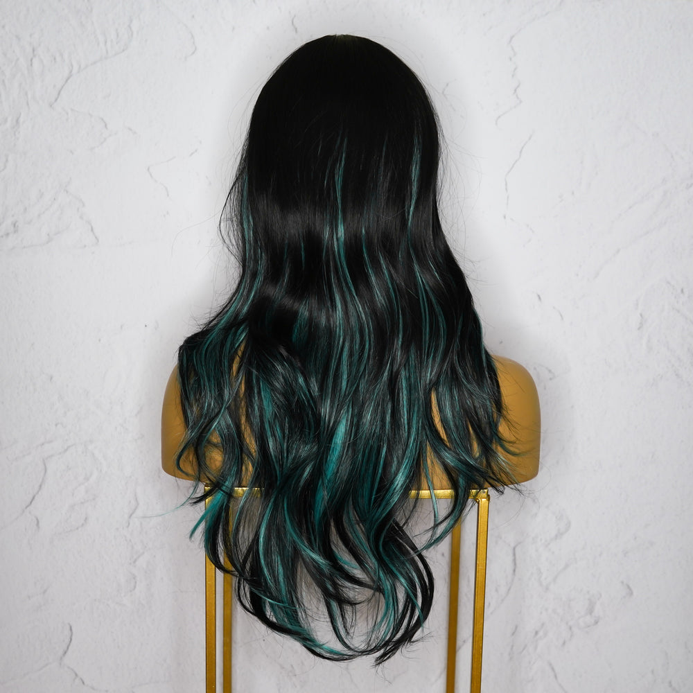 ALEXA Blue Fringe Wig