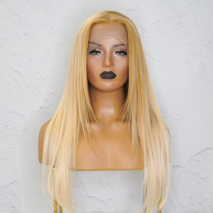 RILEY Honey Human Hair Lace Front Wig