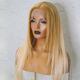 RILEY Honey Human Hair Lace Front Wig