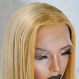 RILEY Honey Human Hair Lace Front Wig