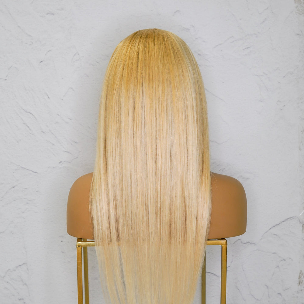 RILEY Honey Human Hair Lace Front Wig