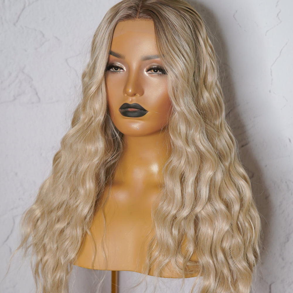 EVADNE Ombre Blonde Lace Front Wig
