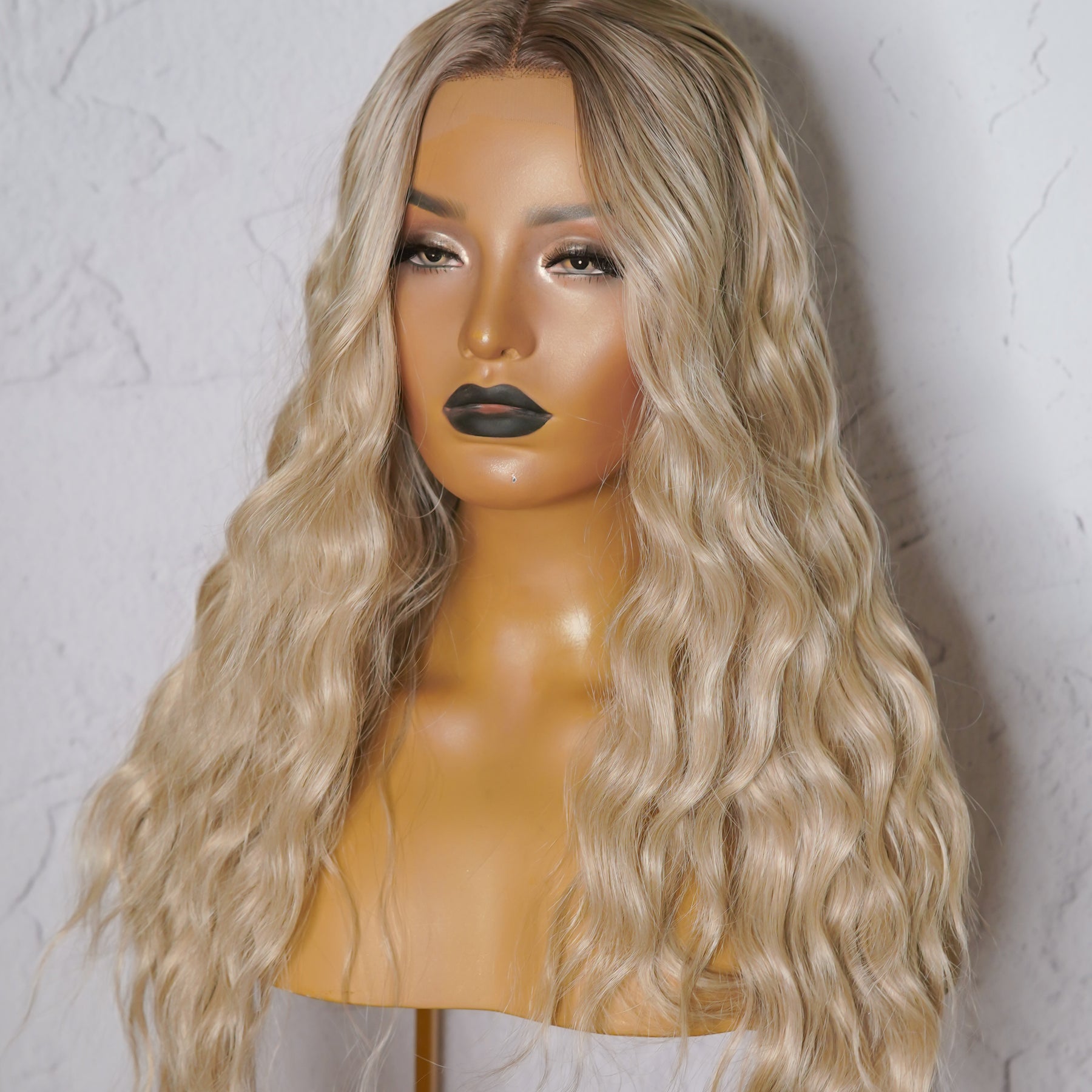 EVADNE Ombre Blonde Lace Front Wig