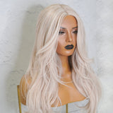 TARA White Blonde Lace Front Wig