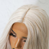 TARA White Blonde Lace Front Wig