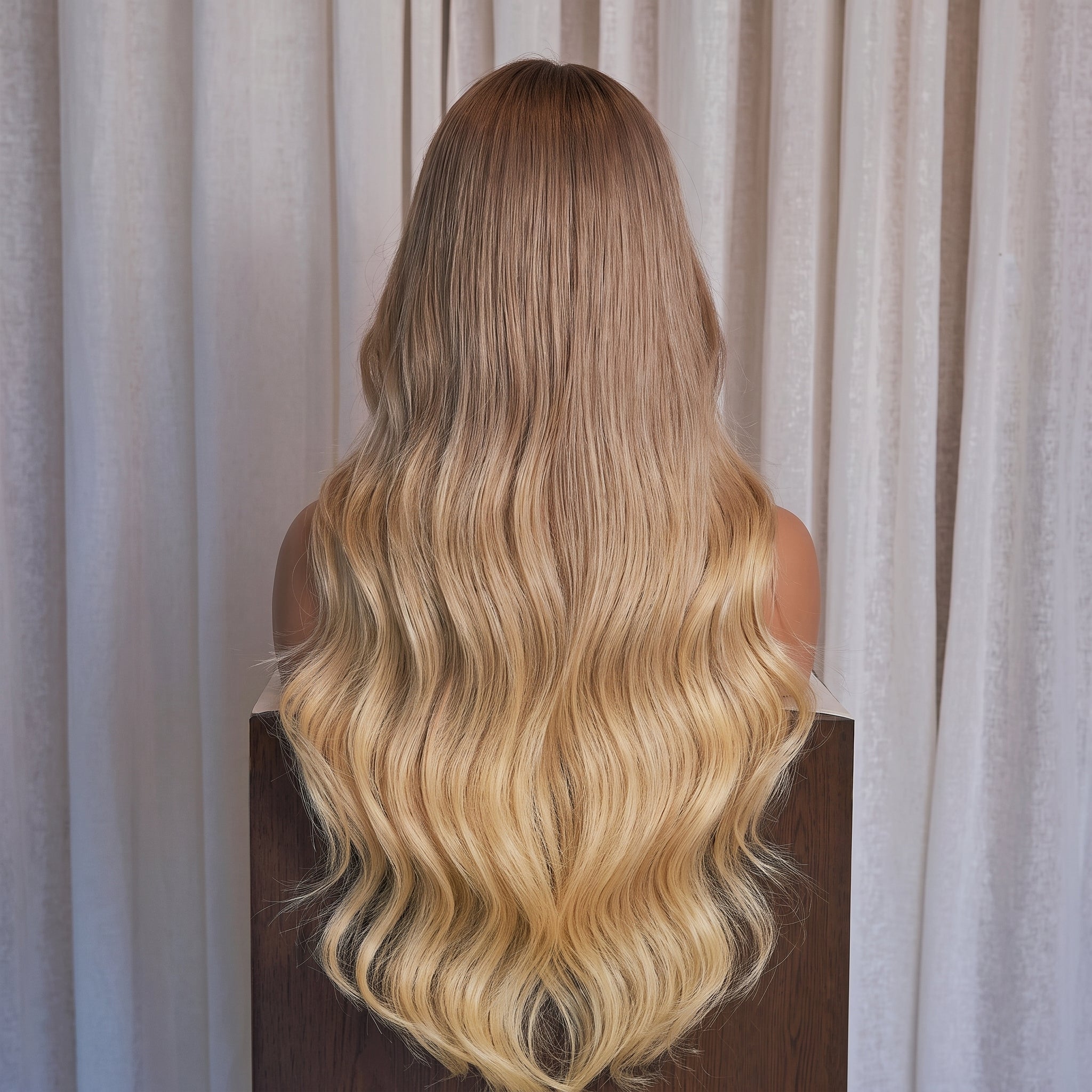 BRITNEY 22 INCH BOB - Mixed Blonde Ombre - Human Hair Wig