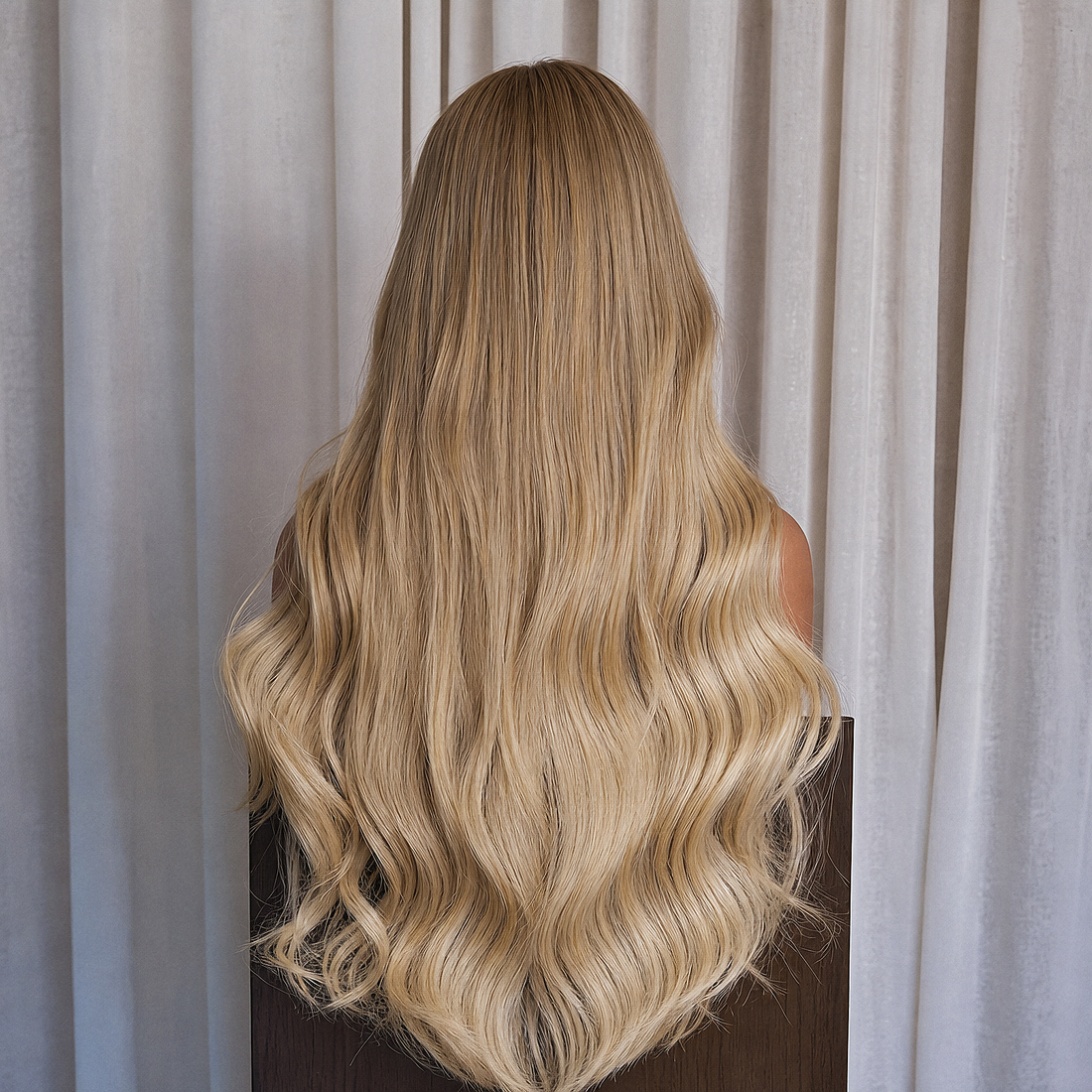 BRITNEY 22 INCH - Mixed Blonde Ombre - Human Hair Wig