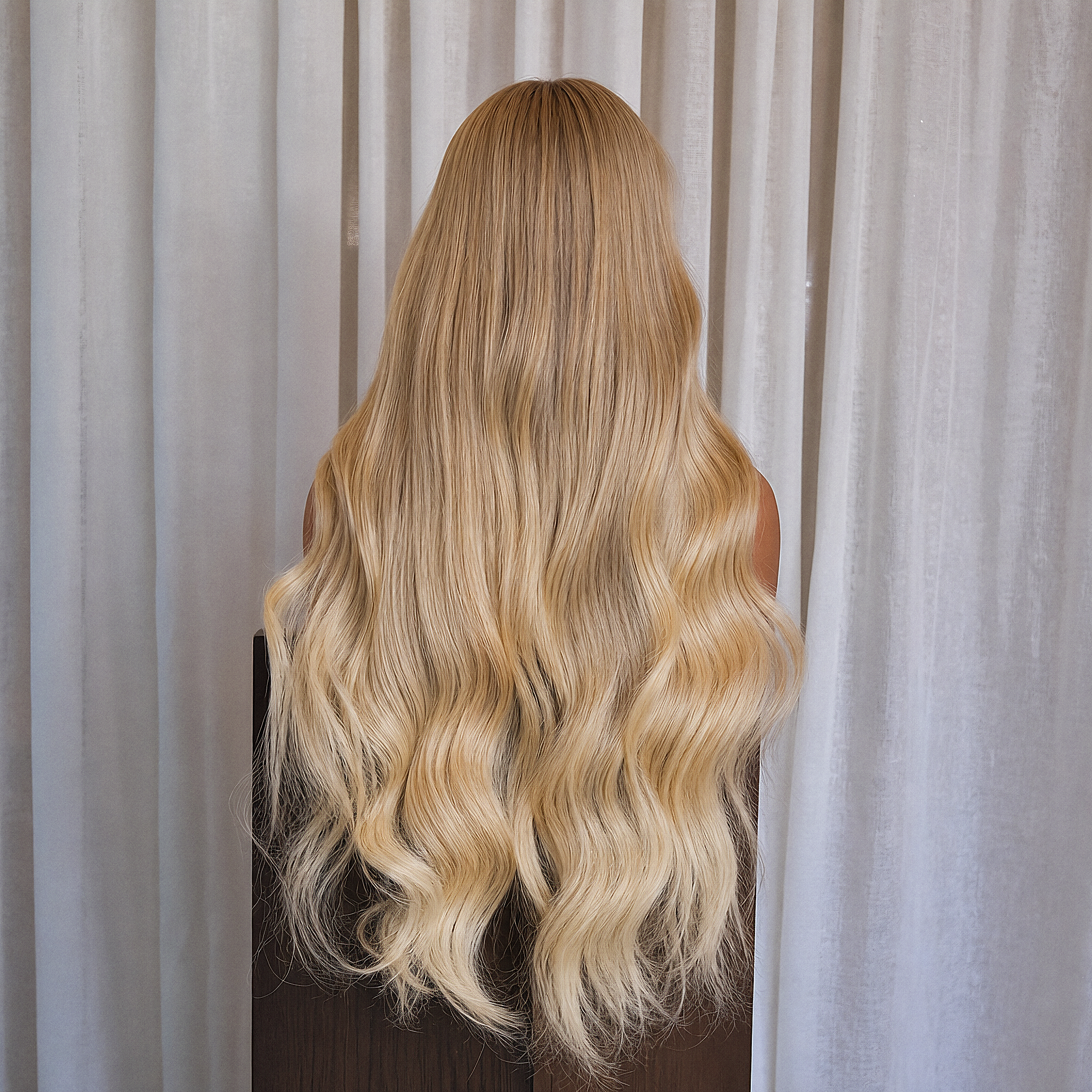 BRITNEY 26 INCH - Mixed Blonde Ombre - Human Hair Wig