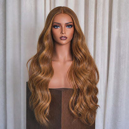 LOTTIE 26 INCH - Ginger - Human Hair Wig