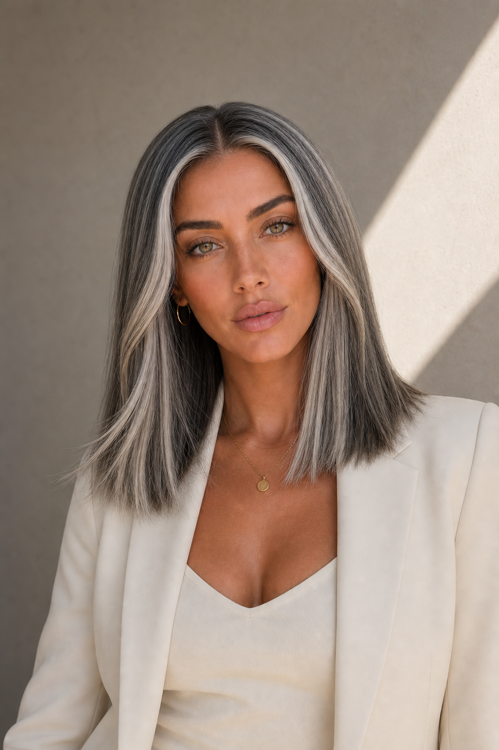 ROE 14 INCH - Salt &amp; Pepper - Human Hair Wig