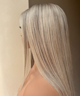 WINNY Ash Blonde Human Hair Lace Front Wig ** READY TO SHIP **