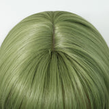 Sleek Olive Green Bob Wig - MARKETPLACE