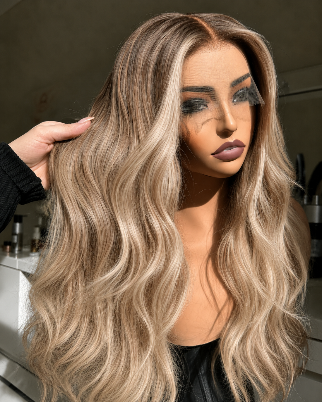 ARIA 22 INCH - Caramel Blonde - Human Hair Wig