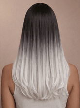 AALIYAH - Ombre Black - Fringe Wig - Milk & Honey Wigs