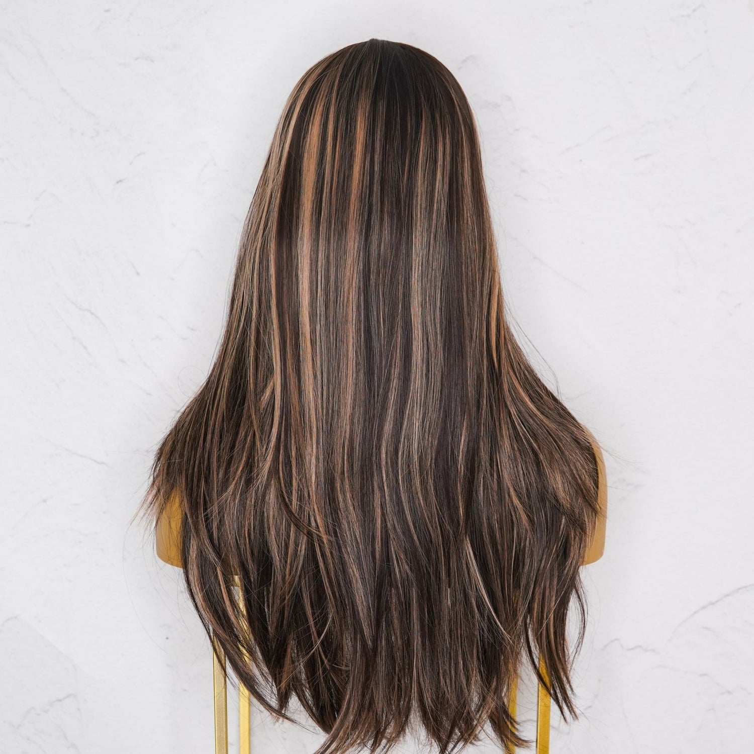 ABIGAIL Brown Ombre Lace Front Wig - Milk &amp; Honey Wigs