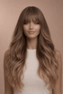 ADELE - Ombre Brown - Fringe Wig - Milk & Honey Wigs