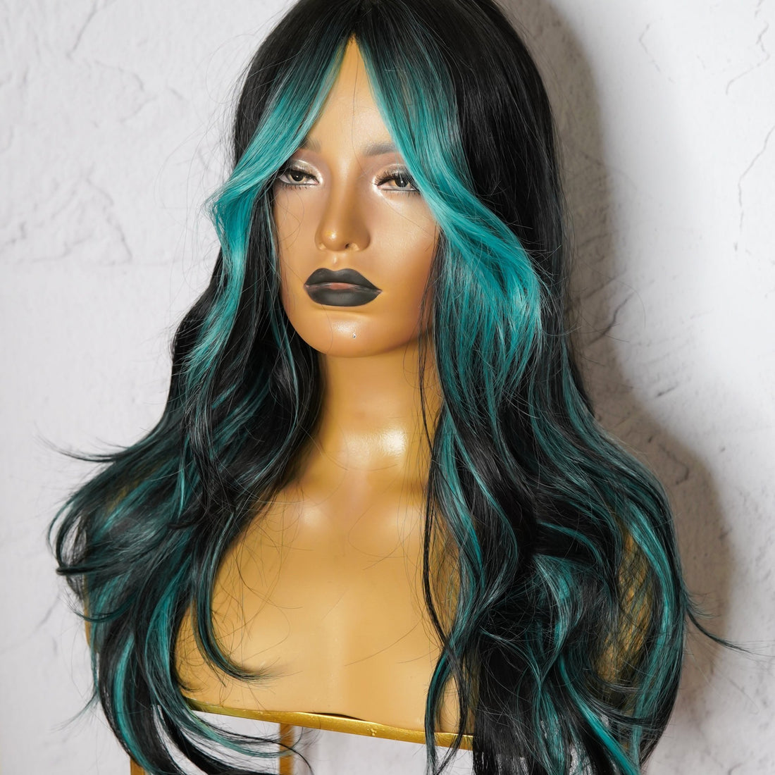 ALEXA Blue Fringe Wig - Milk &amp; Honey Wigs