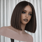 ANEESHA BOB - Ombre Brown - Human Hair Wig - Milk & Honey Wigs