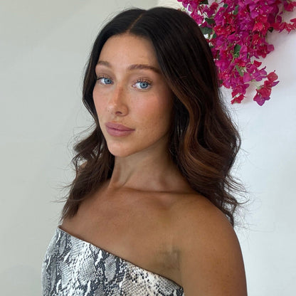 ANEESHA ombre brown human hair lace front wig | Milk &amp; Honey Wigs