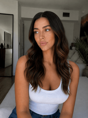 ANEESHA - Ombre Brown - Human Hair Wig - Milk & Honey Wigs