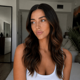 ANEESHA ombre brown human hair lace front wig | Milk & Honey Wigs