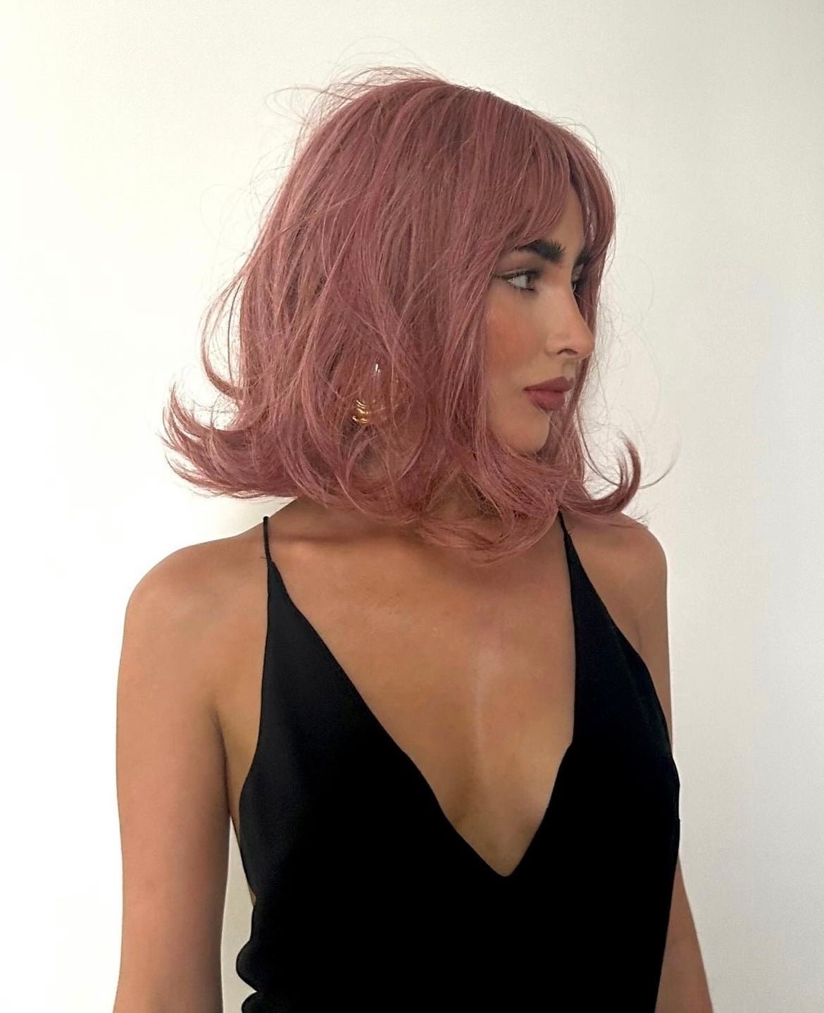 ANIME Mauve Fringe Wig - Milk &amp; Honey Wigs