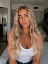 ARIA - Caramel Blonde - Human Hair Wig - Milk & Honey Wigs