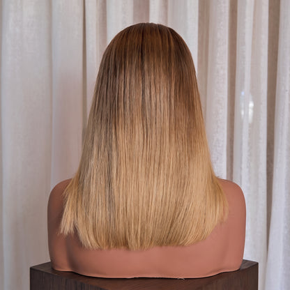BRITNEY 14 INCH - Mixed Blonde Ombre - Human Hair Wig