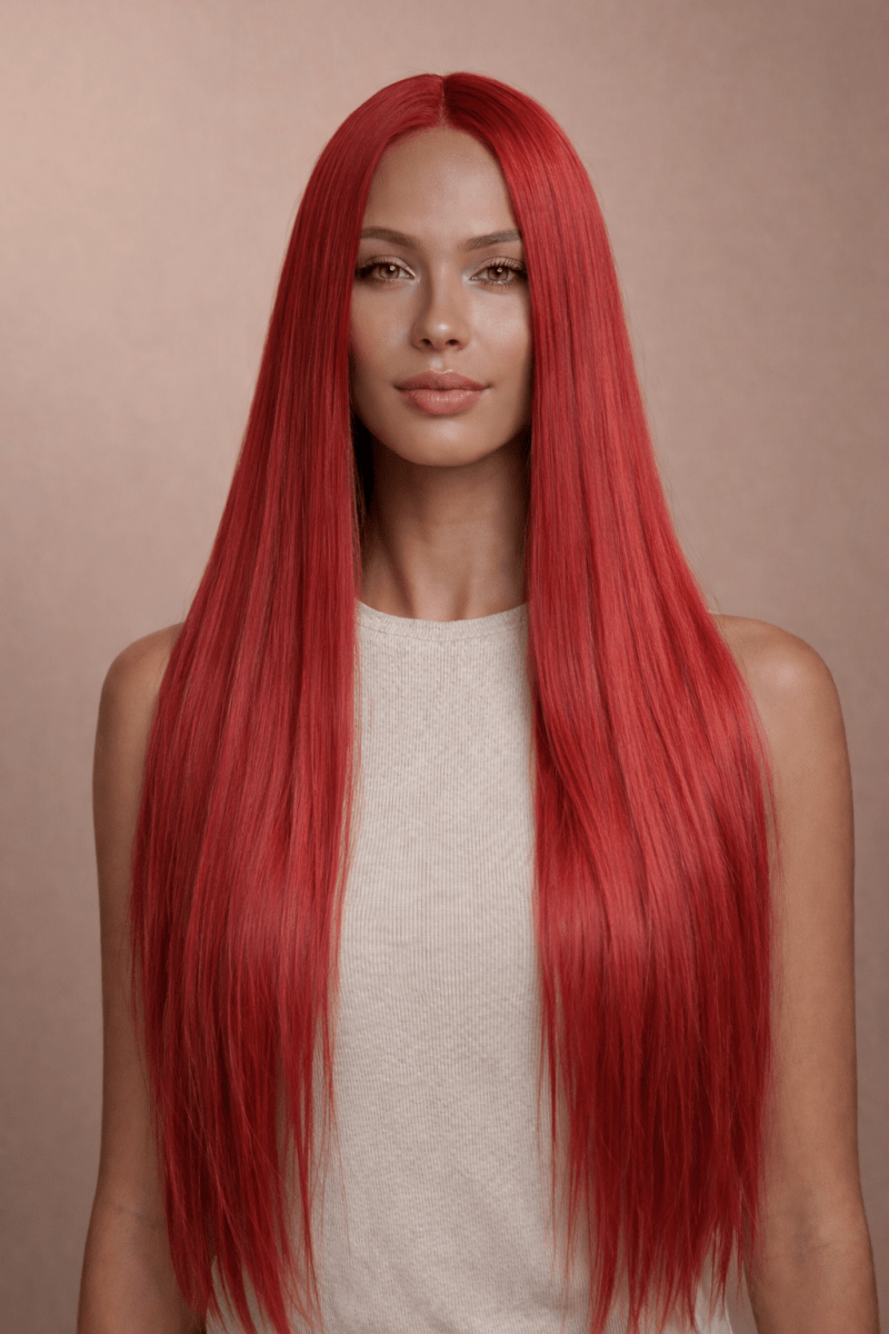 ARIEL - Red - Lace Front Wig - Milk &amp; Honey Wigs