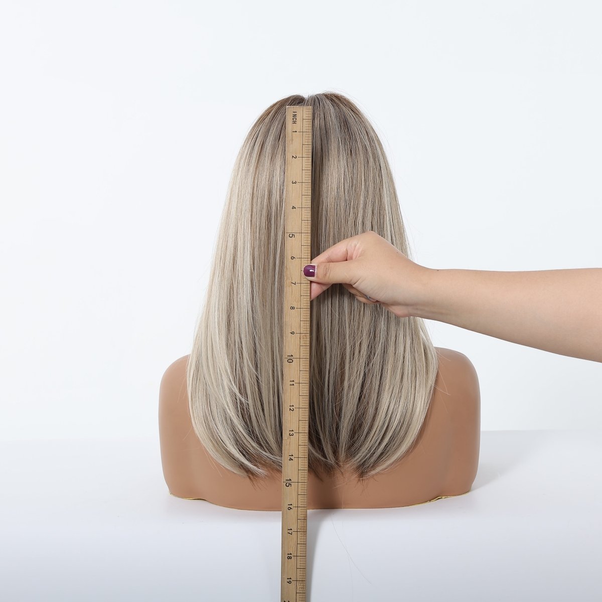 Ash Blonde Balayage with Layers Wig - MARKETPLACE - Milk &amp; Honey Wigs