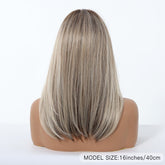 Ash Blonde Balayage with Layers Wig - MARKETPLACE - Milk & Honey Wigs