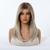 Ash Blonde Balayage with Layers Wig - MARKETPLACE - Milk & Honey Wigs