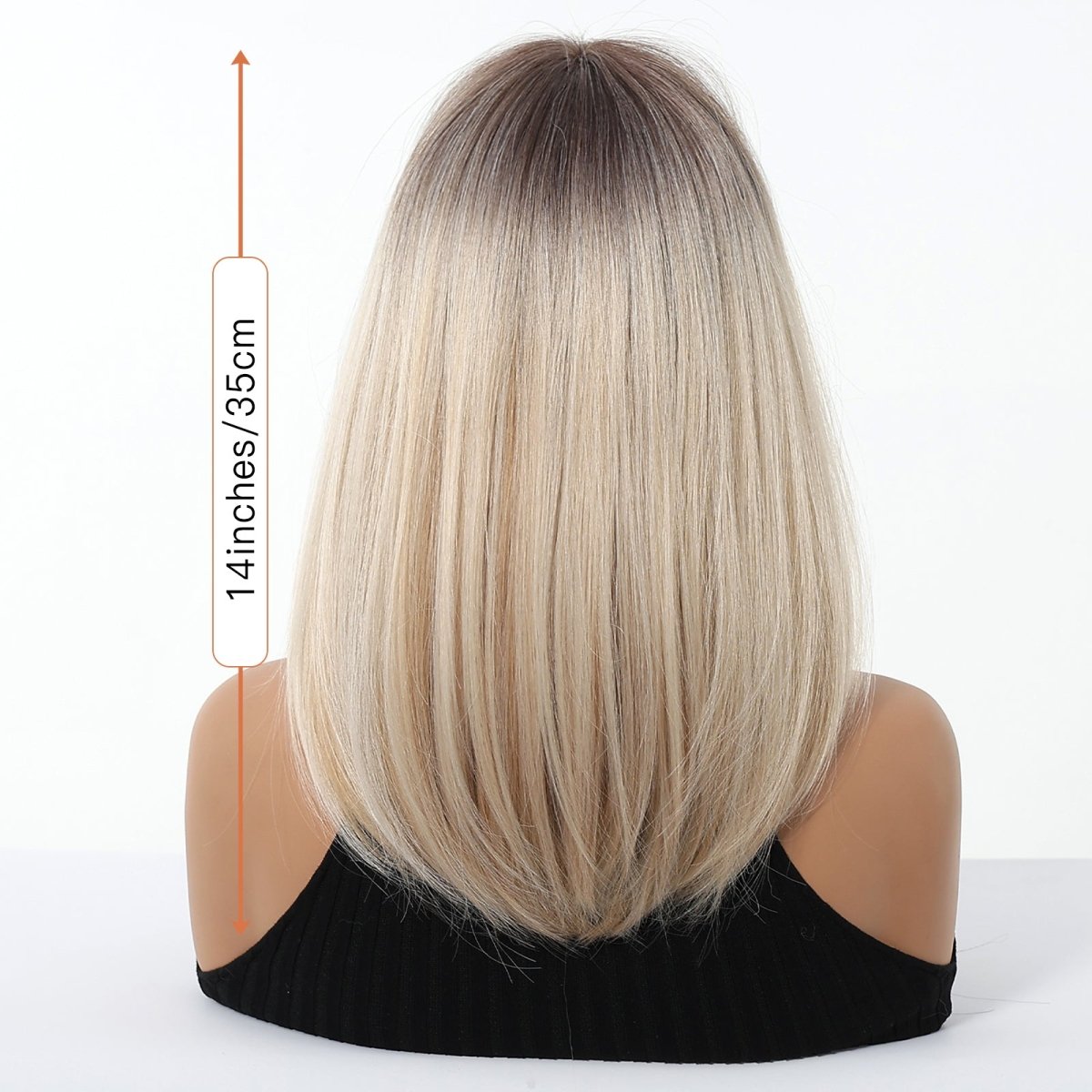 Ash Blonde Ombre with Soft Fringe Wig - MARKETPLACE - Milk &amp; Honey Wigs