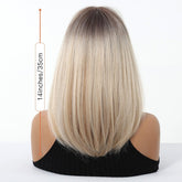 Ash Blonde Ombre with Soft Fringe Wig - MARKETPLACE - Milk & Honey Wigs