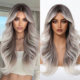 Ash Brown to Platinum Blonde Wig - MARKETPLACE - Milk & Honey Wigs